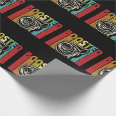 Papier Cadeau Turbo Car Boost Boosted Turbocharger Auto X Retro (Coin)