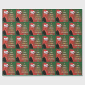 Papier Cadeau Turquie pour Noël (Plat)