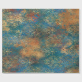 Papier Cadeau Turquoise Cooper Patina (Plat)