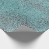 Papier Cadeau Turquoise Copper Patina texture cadeau (Coin)