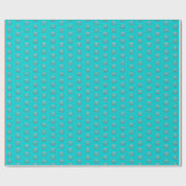 Papier Cadeau Turquoise du sud-ouest (Plat)
