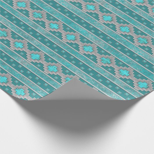 Papier Cadeau Turquoise du sud-ouest (Coin)