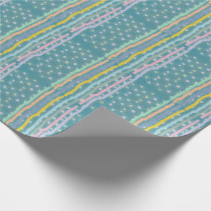 Papier Cadeau Turquoise, Grandes en À petits pois