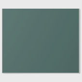 Papier Cadeau Turquoise gris uni (Plat)