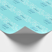 Papier Cadeau Turquoise turquoise agate doux 16 anniversaire ajo (Coin)