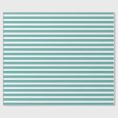 Papier Cadeau Turquoise Vert Aqua Blancs Anniversaire (Plat)