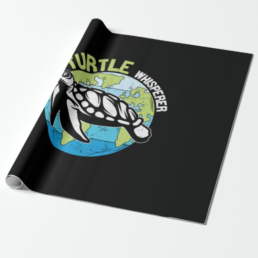 Papier Cadeau Turtle Lover | Turtle Whisperer (Déroulé)
