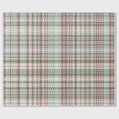 Papier Cadeau Tweed Plaid - Noël enneigé (Plat)