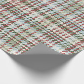 Papier Cadeau Tweed Plaid - Noël enneigé (Coin)