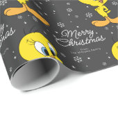 Papier Cadeau TWEETY™ Biry Joyeux Noël (Coin rond)