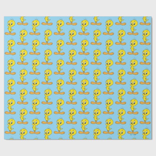 Papier Cadeau TWEETY™ | Clever Bird Personalized (Plat)