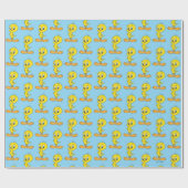 Papier Cadeau TWEETY™ | Oiseau Intelligent Personnalisé (Plat)