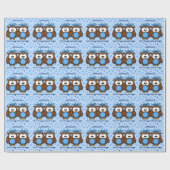Papier Cadeau twin owl (Plat)