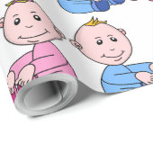 PAPIER CADEAU TWINS (Coin rond)