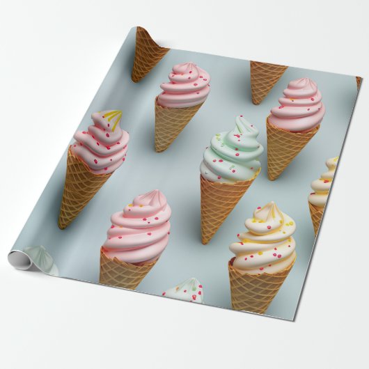 Papier Cadeau Twist Cones (Déroulé)
