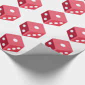 Papier Cadeau Twitter emoji - Red dice (Coin)