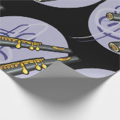 Papier Cadeau Two Flutes Wrapping Paper (Coin)