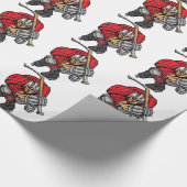 PAPIER CADEAU TYPE DE TUF D'HOCKEY (Coin)