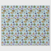 Papier Cadeau Types De Corail (Plat)