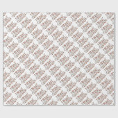 Papier Cadeau Typographe de Merry Christmas (Plat)