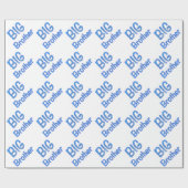 Papier Cadeau Typographie de frère (Plat)