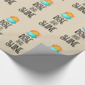 Papier Cadeau Typographie de la montée et de la brillance avec l (Coin)