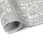 Papier Cadeau Typographie de l'artisanat du fabricant Imprimer b (Coin rond)