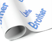 Papier Cadeau Typographie de Little Brother (Coin rond)