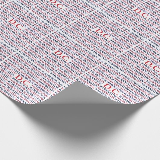 Papier Cadeau Typographie de Washington DC (Coin)