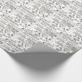 Papier Cadeau Typographie du café (Coin)