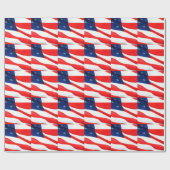 Papier Cadeau U.S.A. Drapeau (Plat)