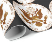 Papier Cadeau U.S. Joint de court suprême (Coin rond)