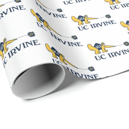 Papier Cadeau UC Irvine | UCI Anteaters Zot! (Coin rond)