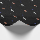 Papier Cadeau UFO dans l'illustration de l'espace (Coin)