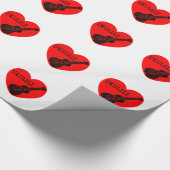 Papier Cadeau Ukulele Love (Coin)