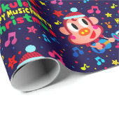 Papier Cadeau Ukulele Ukkiy (Coin rond)