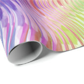 Papier Cadeau ultradeluxe à ondes pluviales : (Coin rond)