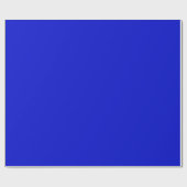 Papier Cadeau Ultramarine solide bleu vif (Plat)