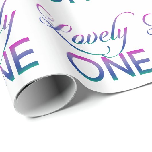 Papier Cadeau Un (Coin rond)