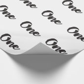 Papier Cadeau Un 1er anniversaire Art Premier anniversaire Mon 1 (Coin)