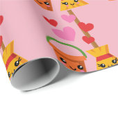 Papier Cadeau Un amour durable (Coin rond)