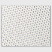 Papier Cadeau Un brillant néoplasticisme Art Monogramme. Lettre  (Plat)