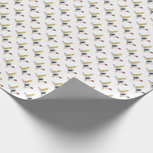 Papier Cadeau Un brillant néoplasticisme Art Monogramme. Lettre (Coin)