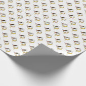 Papier Cadeau Un brillant néoplasticisme Art Monogramme. Lettre  (Coin)