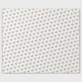 Papier Cadeau Un brillant néoplasticisme Art Monogramme. Lettre  (Plat)