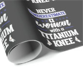 Papier Cadeau Un cadeau de guérison pour femme de remplacement d (Coin rond)