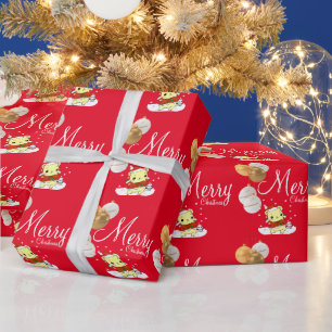 Papier Cadeau Un câlin pour Noël