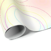 Papier Cadeau Un cercle (Coin rond)