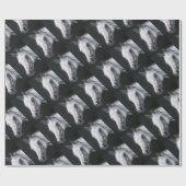 Papier Cadeau Un cheval blanc (Plat)