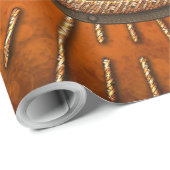 Papier Cadeau Un crâne (Coin rond)